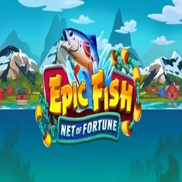 Epic Fish Net of Fortune by Quickspin, showcased at nomasspin.nl – game logo