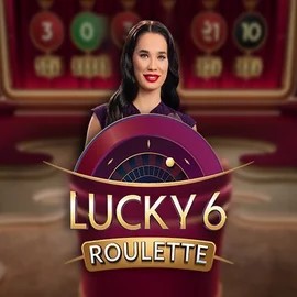Lucky 6 Roulette logo by Pragmatic Play NomaSpin Casino